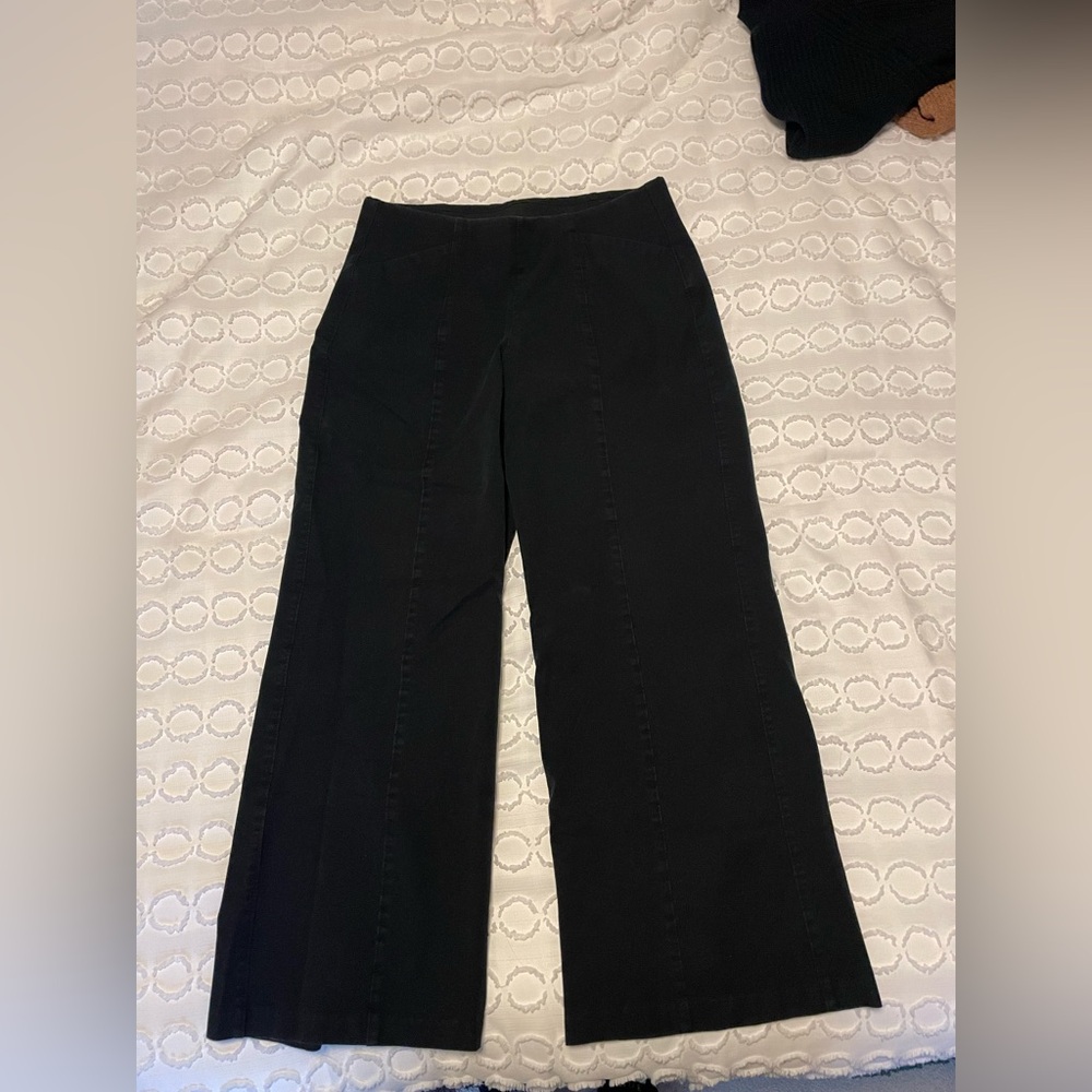 Wide leg pixie work pants